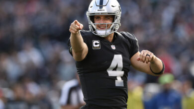 Raiders quarterback cousins brady mayfield carr