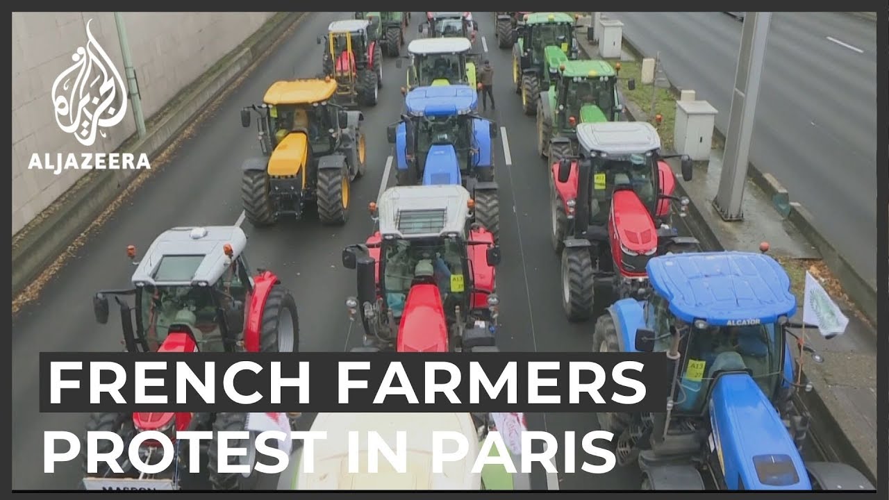 France farmer protests macron