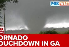 Tornado storms georgia florida