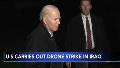 Us drone strike iraq biden border politics