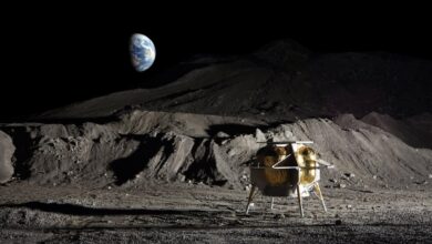 Moon lander peregrine nasa