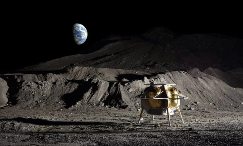 Moon lander peregrine nasa