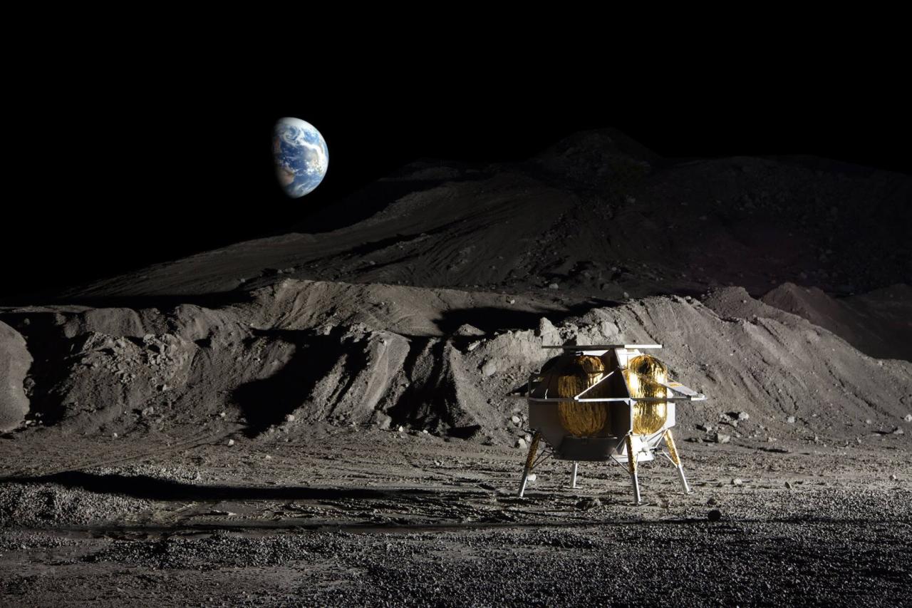 Moon lander peregrine nasa