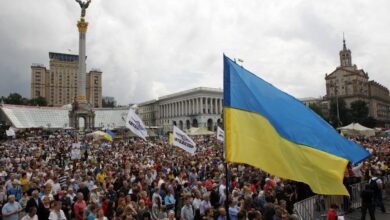 Ukraine russia war maidan square