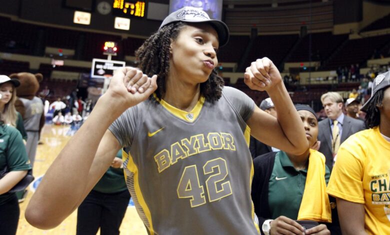 Brittney griner baylor jersey retirement