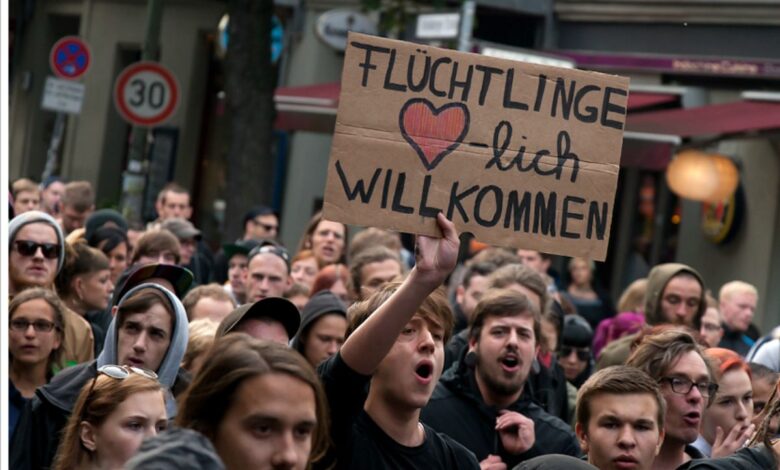 Germany holocaust memorial day protests