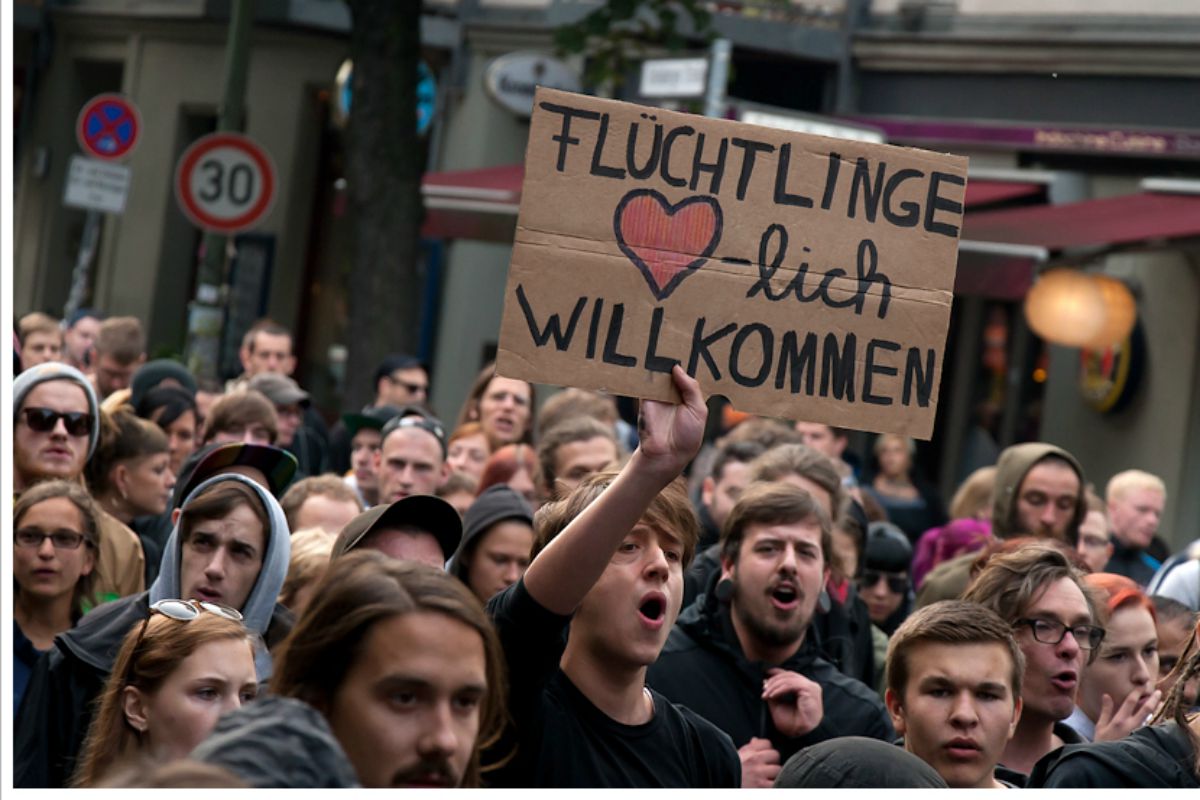 Germany holocaust memorial day protests