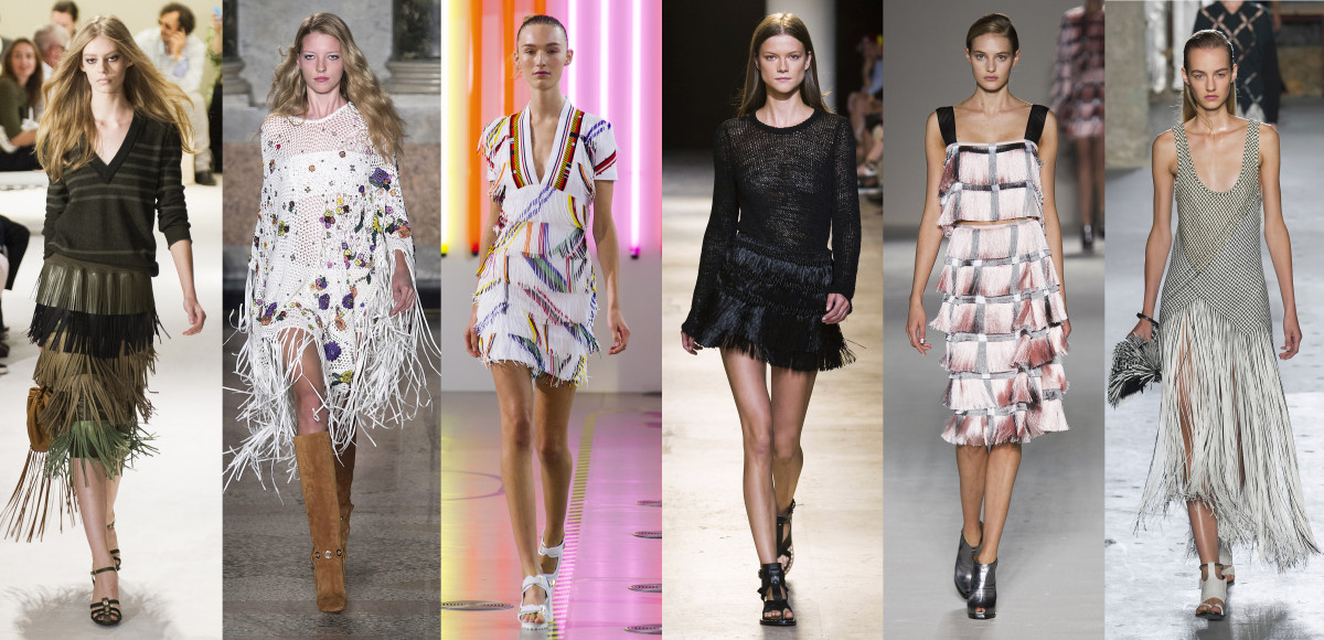 Fringe Spring fashion knits fringe