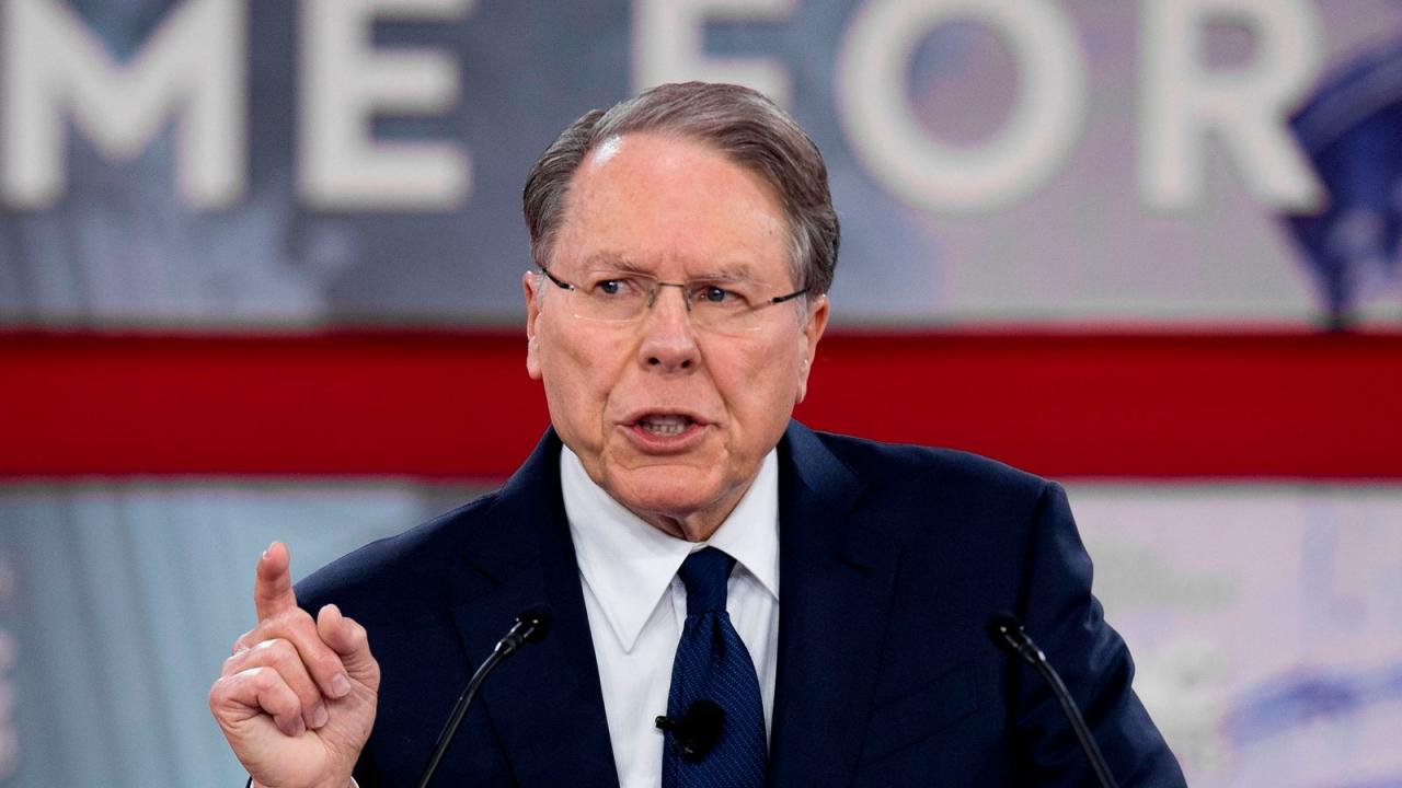 Wayne lapierre nra chief testimony