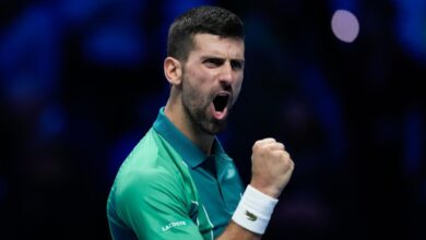 Quotation of the day djokovics perfection finally comes to end against italys sinner