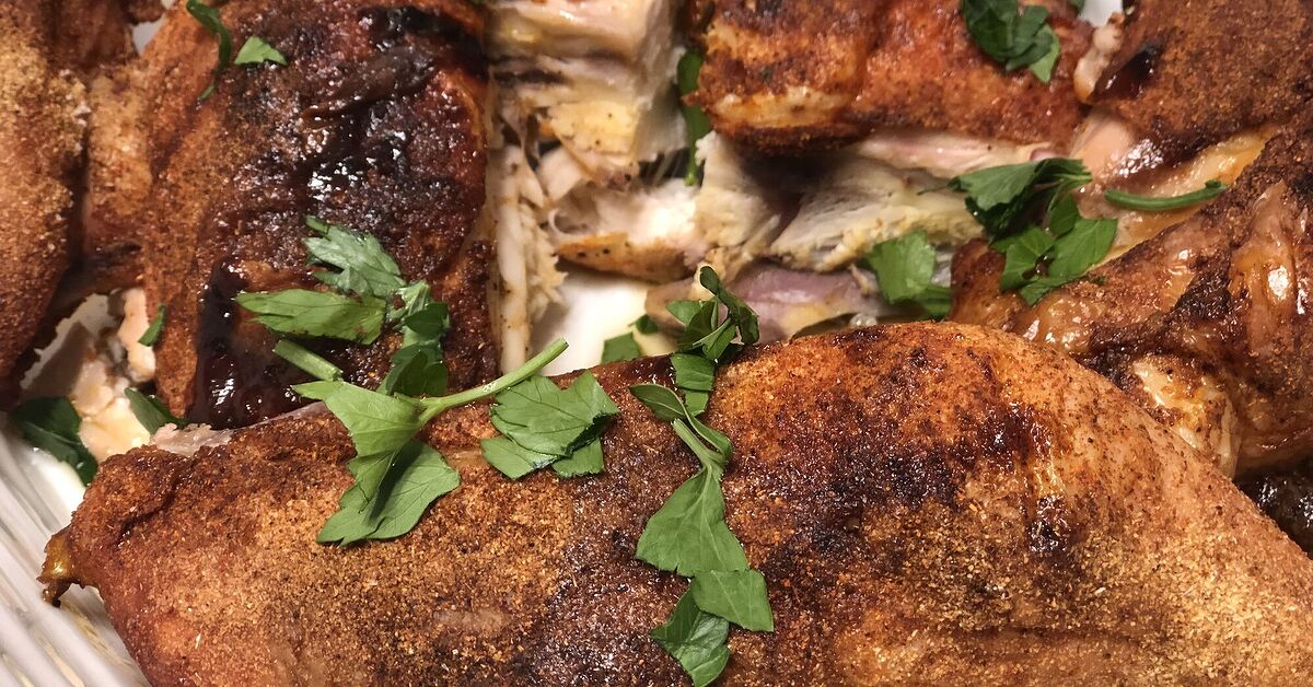 A spatchcocked roast chicken is a better roast chicken