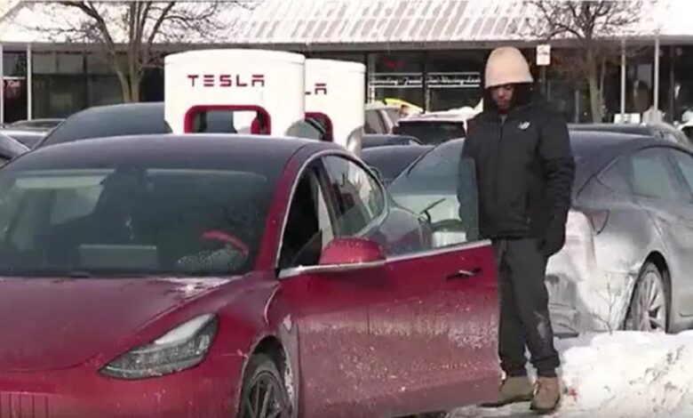 Tesla charging chicago cold weather