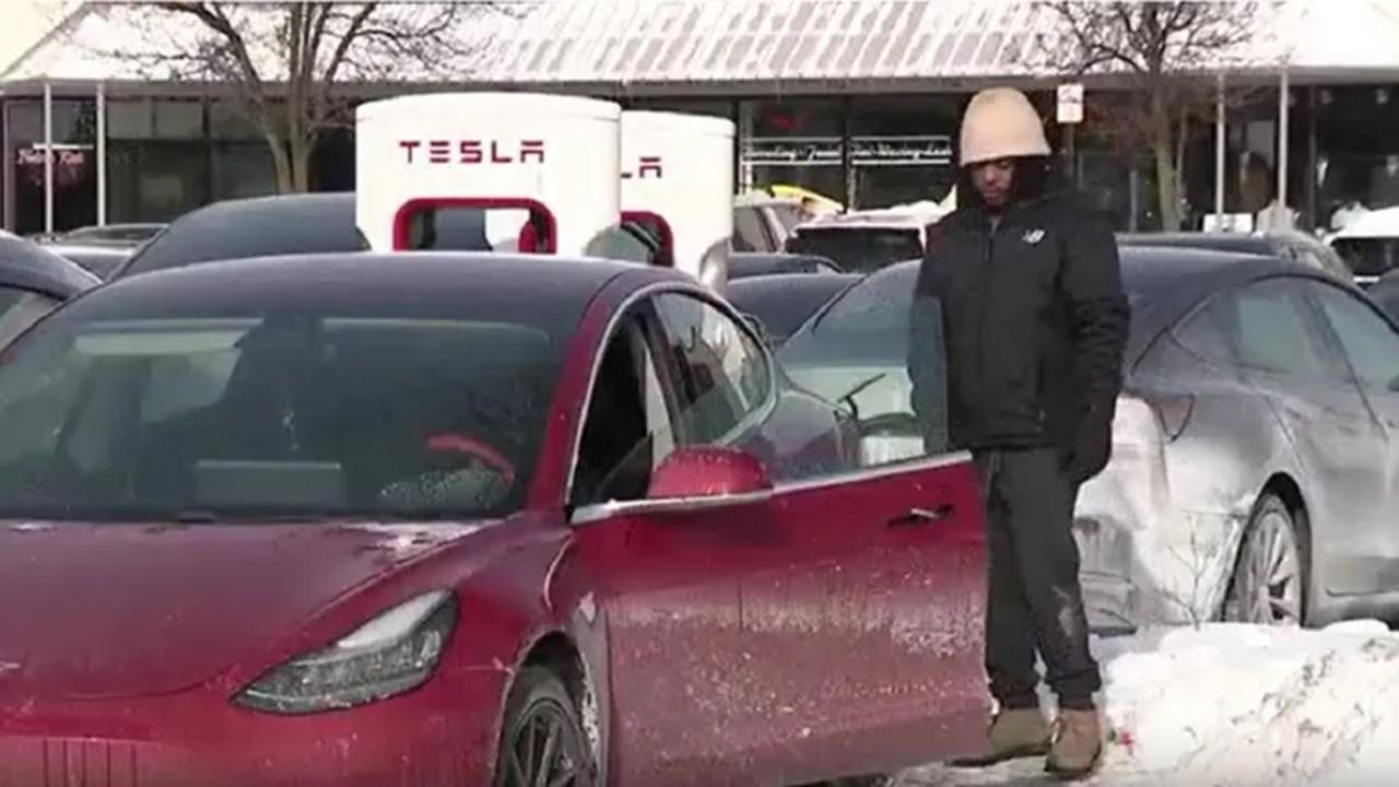 Tesla charging chicago cold weather