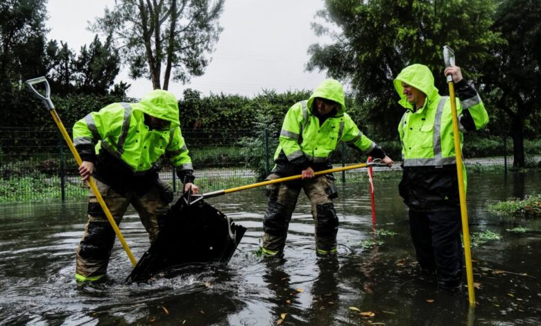 California storm weather atmospheric river