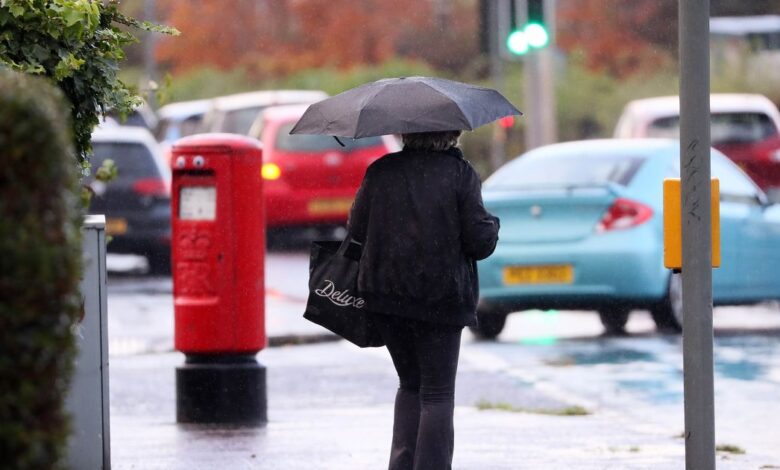 Northern Ireland weather forecast Sunday weather warning