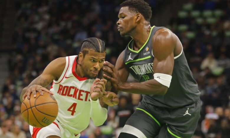 Minnesota Timberwolves and Houston Rockets basketball injury updates