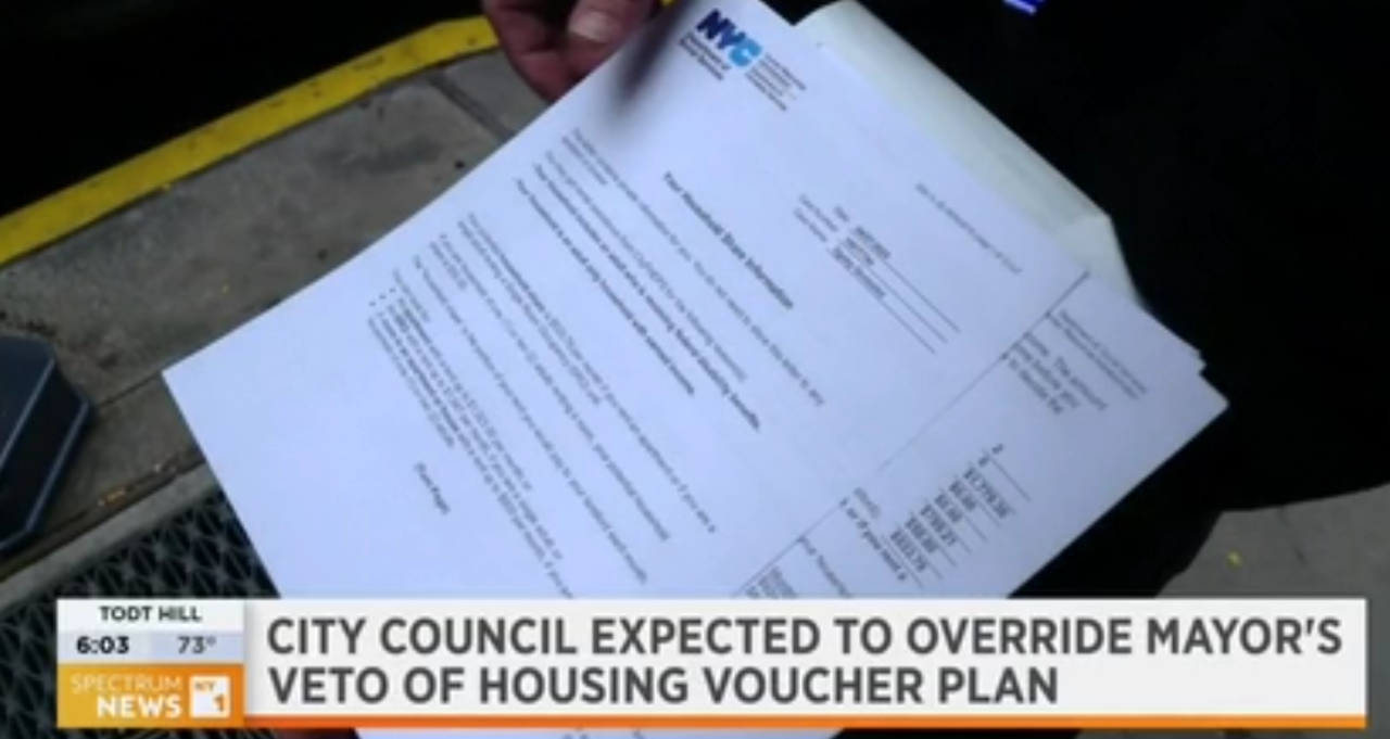 Housing voucher lawsuit mayor adams legal aid city council
