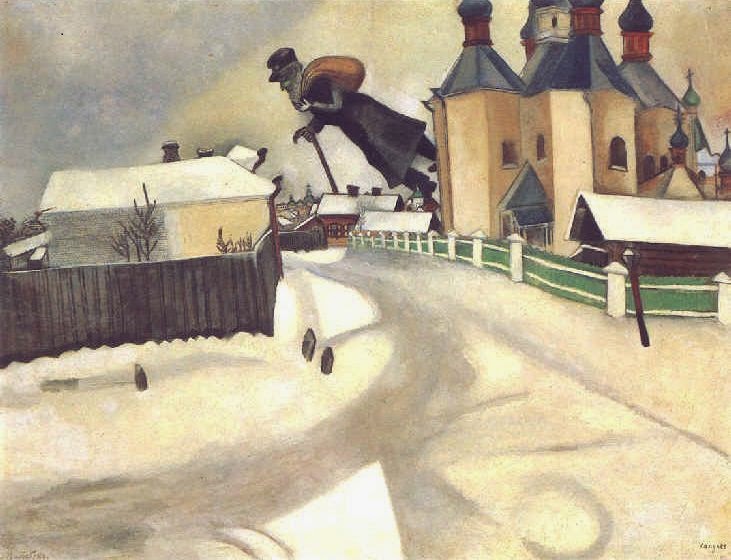 Chagall moma return over vitebsk