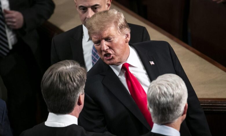 The supreme court trump