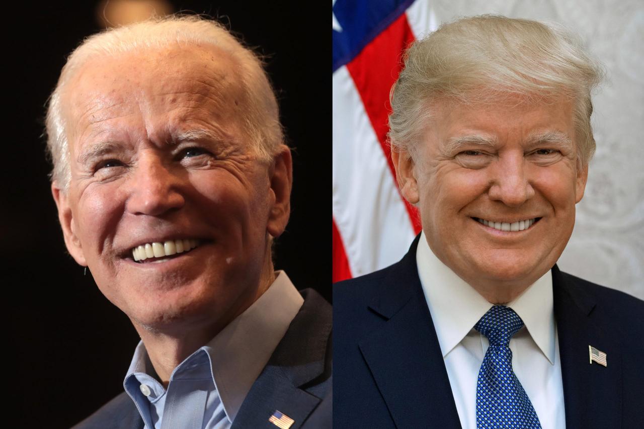 Trump biden donors election